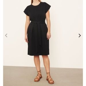 NWOT Vince short sleeve tie waist dress